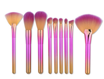 9 sets of make-up brush cover brush makeup brush suit cylinder fan eye brush powder paint 9 sets of make-up brush cover brush makeup brush suit cylinder fan eye brush powder paint